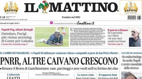 Il Mattino - Avellino: "Lupi, Sounas è in ritiro e si cerca un regista"