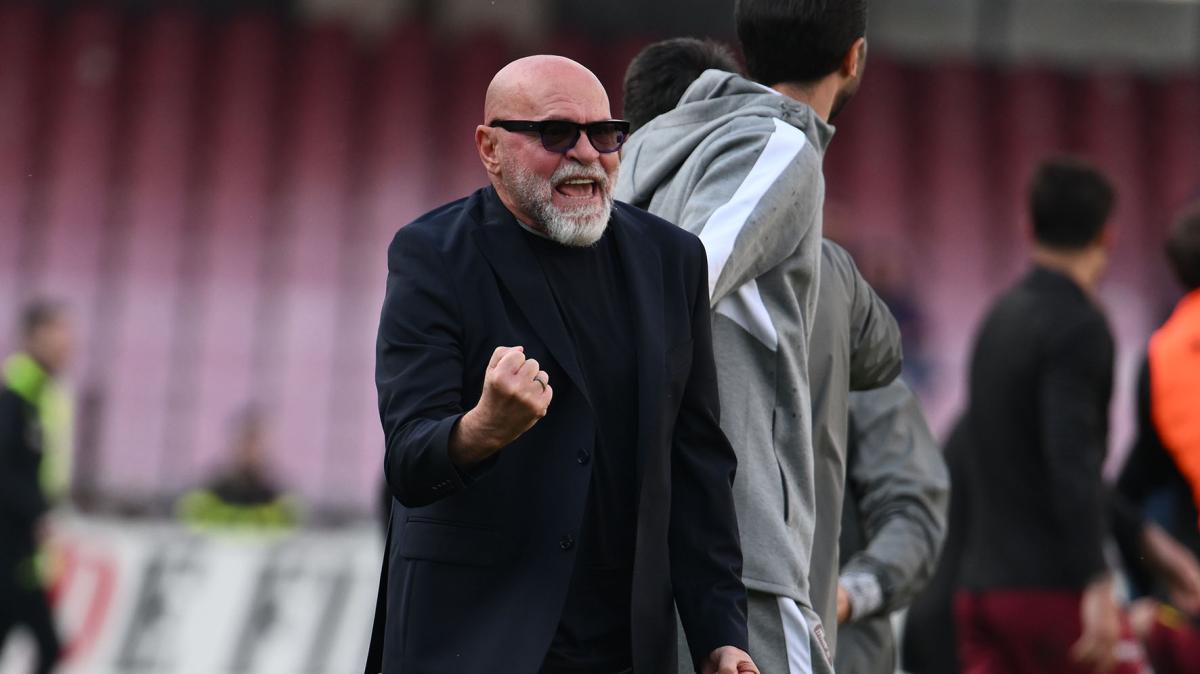 Salernitana, Cosmi: "Vinto contro una grande squadra, va migliorata la qualità"