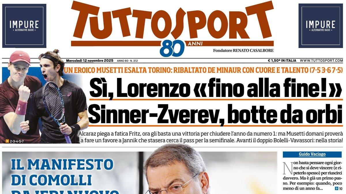 Rassegna stampa Le prime pagine dei quotidiani sportivi