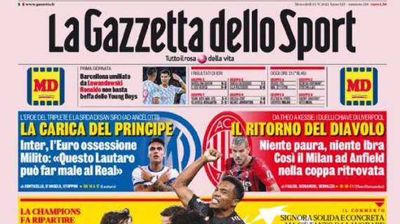 Gazzetta dello Sport: "Il Padova avanza. Oggi altre tredici gare"