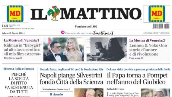 Il Mattino ed. Avellino: "Lupi, è tempo di cambiare"