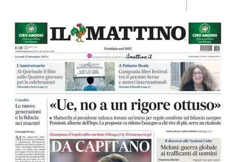 Il Mattino: "Avellino, ora batti un colpo"