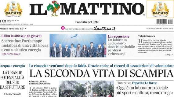 Il Mattino: "Casertana, ritorna il sorriso. Sciopero di bandiere e striscioni"