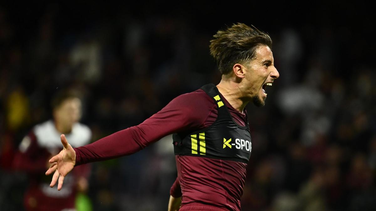 Salernitana, Liguori: "Non vedevo l'ora di esultare sotto una curva spettacolare"