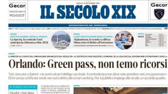 Il Secolo XIX: "Entella a Gubbio per bissare Cesena"