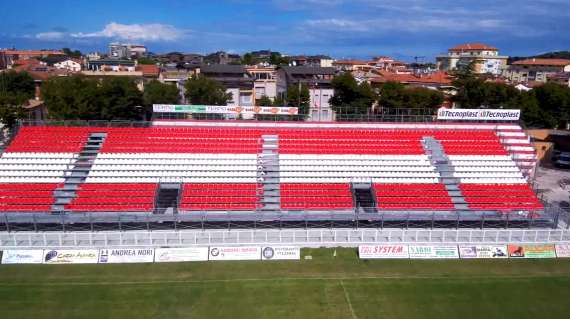 Vis Pesaro-Pontedera non si gioca: gara rinviata per il maltempo