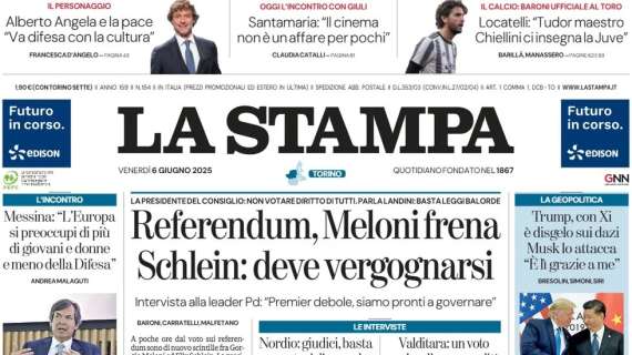 La Stampa: "Campo e utenze al Comune. Bridge salda i debiti della Pro"