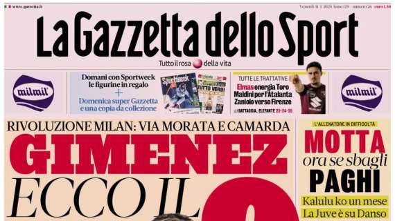 Rassegna stampa Le prime pagine dei quotidiani sportivi