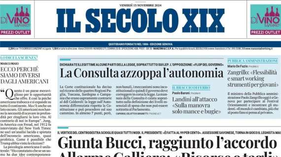 Il Secolo XIX - ed. Levante: "Per l'Entella gli esami non finiscono mai"