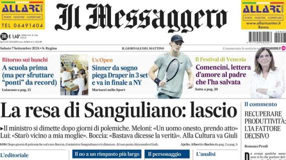 Il Messaggero - ed. Abruzzo: "Pescara, scatta l'ora della vendetta"