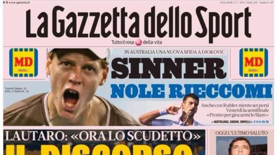 Rassegna stampa Le prime pagine dei quotidiani sportivi