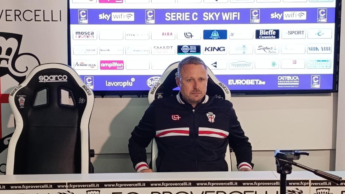 Pro Vercelli, Santoni: "Squadra in salute, sa cosa deve fare e ci crede"