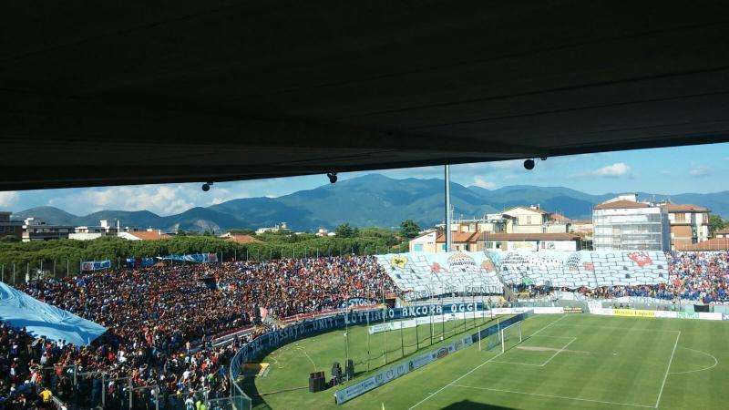 Pisa, maxi schermo all'Arena Garibaldi