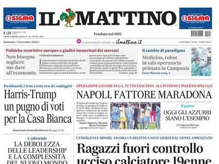 Il Mattino ed. Avellino: "Biancolino a caccia del settimo sigillo"