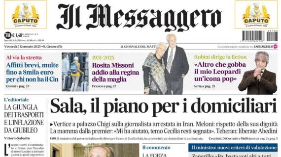 Il Messaggero - ed. Abruzzo: "Il Delfino tiene duro: Pellacani resta qui"