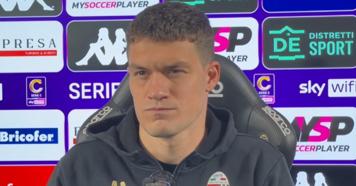 Ascoli, Curado: "Pensiamo a vincere l'ultima, senza guardare gli altri"