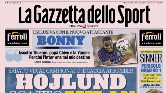 Rassegna stampa Le prime pagine dei quotidiani sportivi