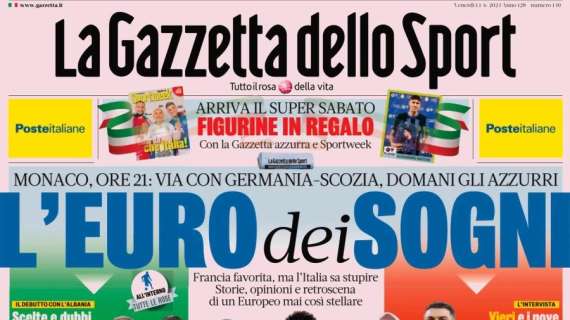 Rassegna stampa Le prime pagine dei quotidiani sportivi