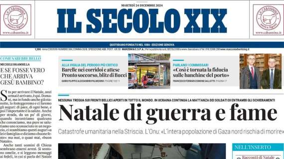 Il Secolo XIX: "Entella, Natale in vetta e basso profilo"