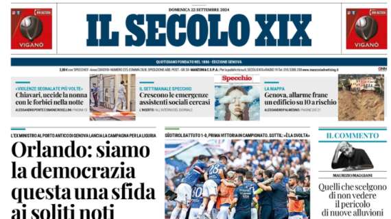 Il Secolo XIX: "Entella, occhio alla trappola Pianese"