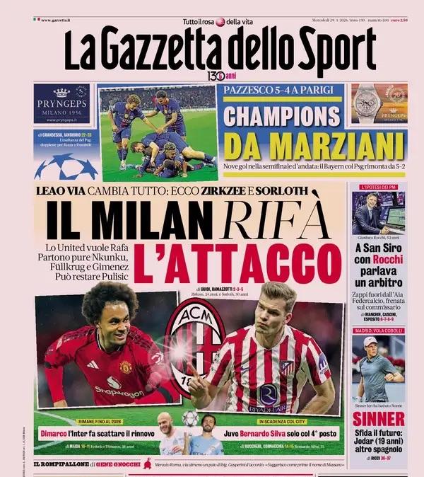 Gazzetta dello Sport: "La nuova vita dell'Arezzo. In B con Manzo e Bucchi"