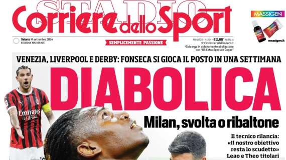 Rassegna stampa Le prime pagine dei quotidiani sportivi