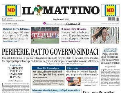 Il Mattino - ed. Avellino: "Tre punti d'oro per la scalata"