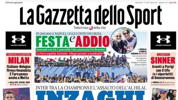 GdS: "Pescara corre verso B. E Verratti invia cuoricini | Vicenza ritrova Ferrari"