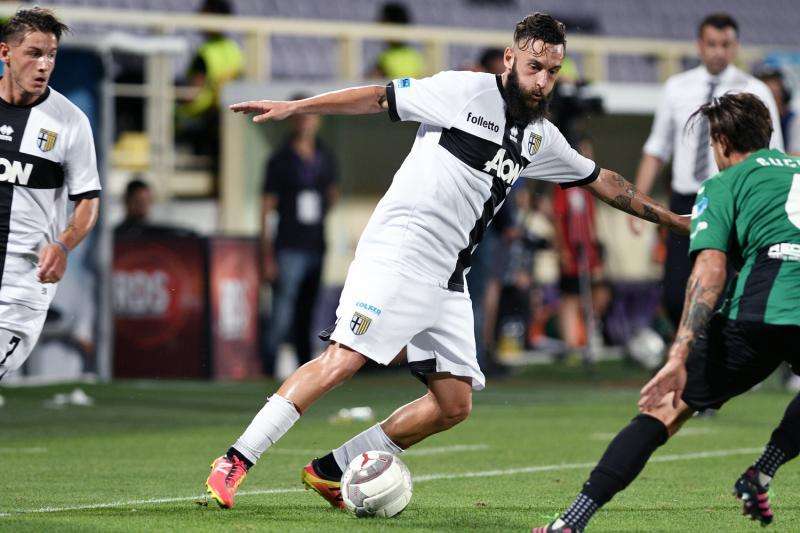 Padova, in pressing su un attaccante del Parma