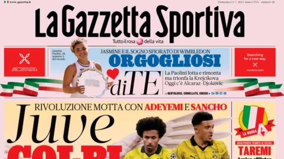 Gazzetta dello Sport: "Doppio colpo della Torres"