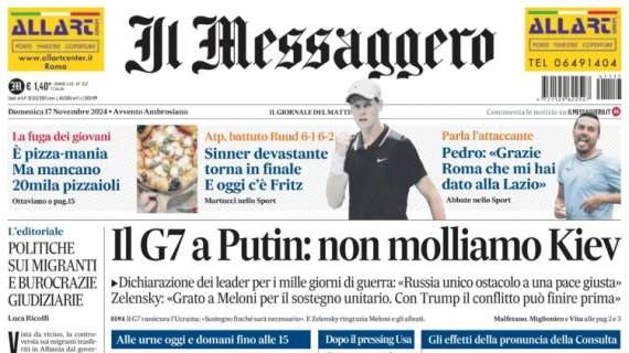 Il Messaggero: "Pescara, ad Arezzo uno snodo cruciale | Pineto, gran colpo"