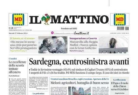 Il Mattino: "Benevento secondo. Battuto 4-0 il Sorrento. Ora corsa al primato"