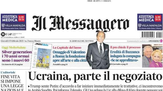 Il Messaggero - ed Umbria: "Grifo, ancora ai box un'intera squadra"