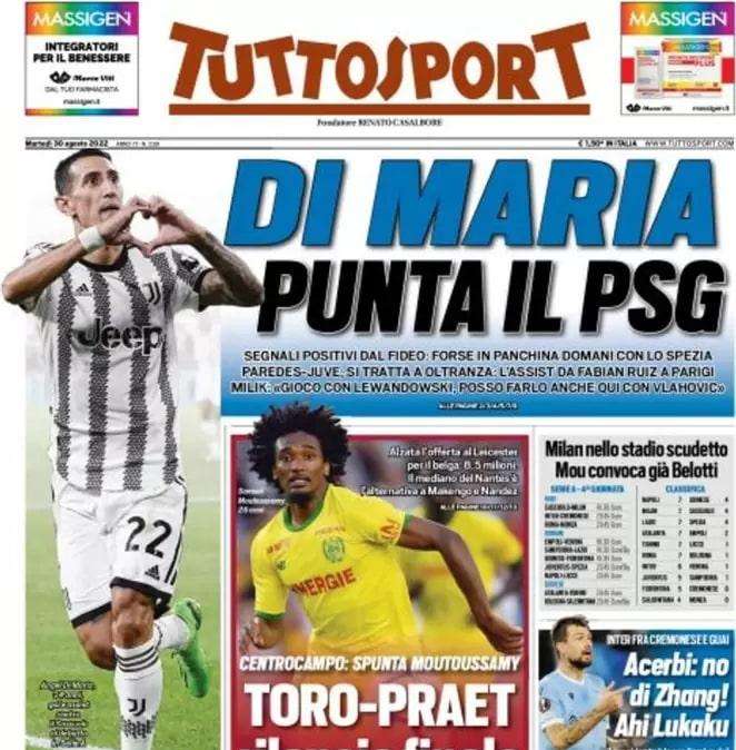 Tuttosport: "Nicastro, Izzillo e Petrovic. Pontedera sogna in grande"