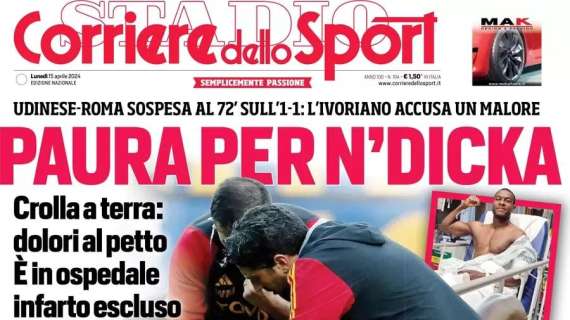 Corriere dello Sport: "Di Carmine-gol. Derby al Catania | La Casertana c'è"