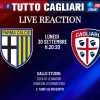 Tuttocagliari Live: stasera dalle 20:20 Live Reaction Parma-Cagliari