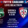 Sassuolo-Cagliari - dalle 12:00 la live reaction di Tuttocagliari!