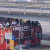 Tragedia sfiorata a Chioggia: giocatore batte la testa contro cavalcavia mentre festeggia (VIDEO)