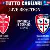 Tuttocagliari Live: Dalle 12:10 Live Reaction Monza-Cagliari