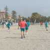 Il Cagliari al lavoro alla spiaggia del Poetto: fine della seduta