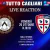 Tuttocagliari Live - oggi dalle 18:10 LIVE REACTION Udinese-Cagliari