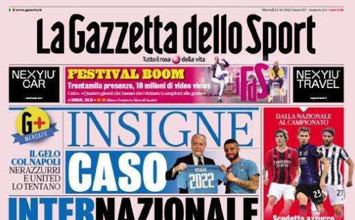Gazzetta - Insigne, caso Internazionale