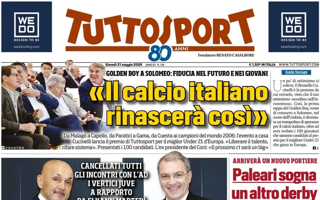 Juve, cancellati tutti gli incontri con l'AD. Tuttosport:  "No Champions, No Comolli"