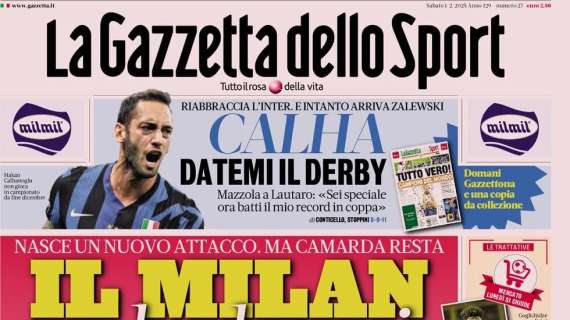 Gazzetta - Il Milan vede doppio