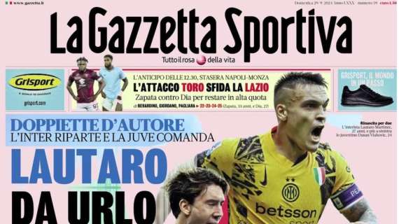 Gazzetta - Lautaro da urlo, Vlahovic da sogno