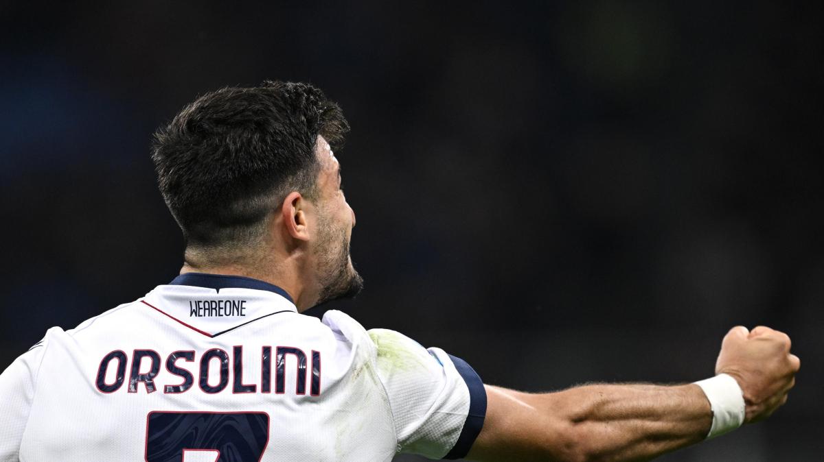 Cagliari-Bologna, Orsolini premiato come Player of the Match