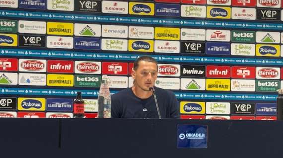 SALA STAMPA - DJURIC: "Nel primo gol del Cagliari c'era un fuorigioco non segnalato"