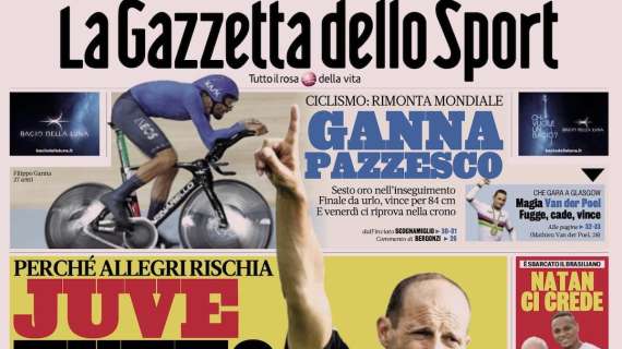 Gazzetta - Juve, tutto per Max