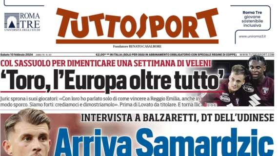 Tuttosport - Arriva Samardzic: "Sì, la Juve c'è"