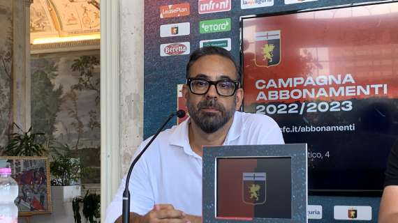 Genoa, l'ad Blazquez: "In serie A ci aspetterà un gran lavoro, ma siamo pronti"